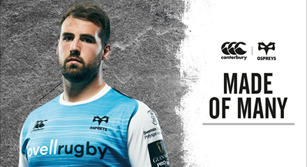 camisetas rugby Ospreys 2018